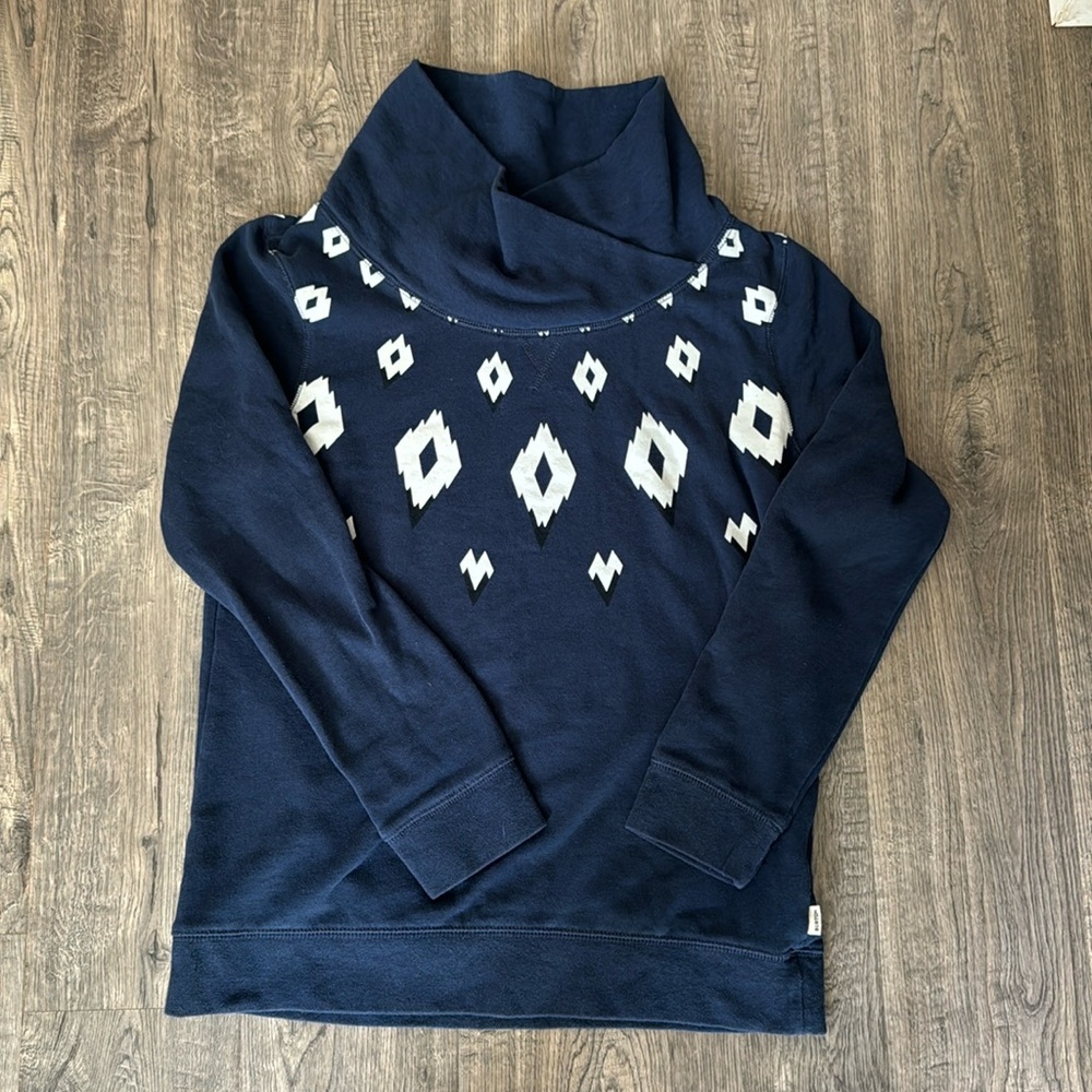 Burton pullover sweater Size Medium M ski snowboard turtleneck sweatshirt EUC